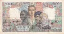 Frankreich 5000 Francs France and colonies - 02-01-1947 - Serial C.2864