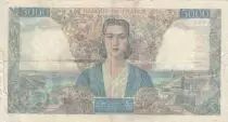 Frankreich 5000 Francs France and colonies - 02-08-1945 Serial B.880 - G to VG - Fay.47.37