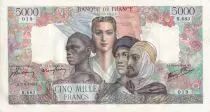 Frankreich 5000 Francs France and colonies - 26-07-1945 Serial K.683 - XF+ - P.103c