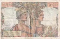 Frankreich 5000 Francs Sea and Countryside - 07-02-1952 - Serial E.92  - F.48.06