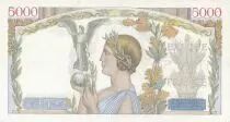 Frankreich 5000 Francs Victory - 08-12-1938 Serial D.71-287 - VF