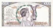 Frankreich 5000 Francs Victory - 13-10-1938 - Serial B.57