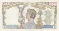 Frankreich 5000 Francs Victory - 13-10-1938 Serial W.38 - VF+