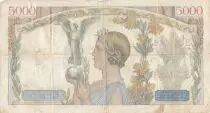 Frankreich 5000 Francs Victory - 24-09-1942 - Serial Y.1024