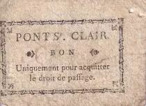 Frankreich 6 Deniers - Rh�ne - Pont-Saint-Clair - 1792 - Kol.69.43
