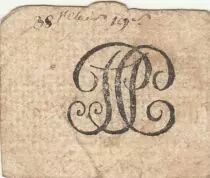 Frankreich 6 Deniers - Rh&ocirc;ne - Pont-Saint-Clair - Passing a person on foot - 1792 - Kol.69.39