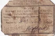 Frankreich 6 Sols - Maine et loire - District de Saumur - 26-11-1791