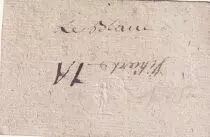 Frankreich 6 Sols - Sarthe - Municipalit&eacute; de la Fl&egrave;che - Serial A - 1791