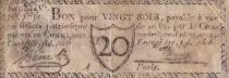 Frankreich 7 Sols -Paris Compagnie de Commission - Rue des Bons-enfants - 1792 - F