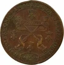 Frankreich Bailiffs of the Grand Council, Louis XIV - Copper Token - 1651