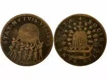 Frankreich Bailiffs of the Grand Council, Louis XIV - Copper Token - 1651