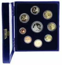 Frankreich BE.2008 Proof SET France 2008 9 coins - Pantheon