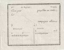Frankreich Bon Comit� des Guerres An 3