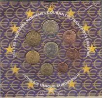 Frankreich BU Set 8 coins - 2002 in Euros
