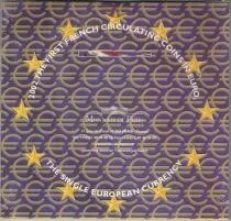 Frankreich BU Set 8 coins - 2002 in Euros
