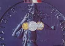 Frankreich BU.2000 Monnaie de Paris BU Set year 2000