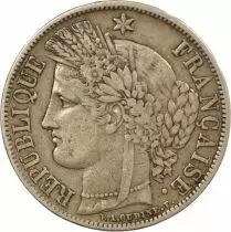 Frankreich Ceres - 5 Francs Silver 1851 A Paris - Silver