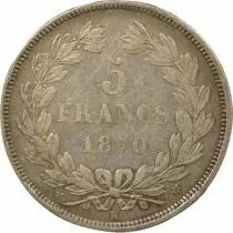 Frankreich Ceres - 5 Francs Silver 1851 K Bordeaux- Silver