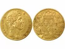 Frankreich Charles X - 20 Gold Francs - 1825 A Paris - PCGS AU53