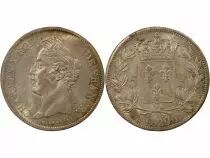 Frankreich Charles X - 5 Francs Argent, Tranche en Creux - 1829 H La Rochelle