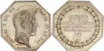 Frankreich Charles X - Assurances Incendie de l\'Ain - 1824 - Silver