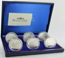 Frankreich Coffret monnaie de Paris 3 Monnaies fran&ccedil;aises de 5 francs - 2000 years of coins in France - 2000