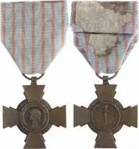 Frankreich Combatant\'s cross Medal - WWI  - 1914 -1918