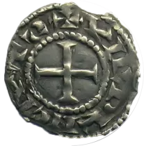 Frankreich Denier - Charles III Le Simple - Verdun