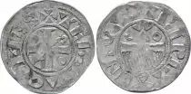 Frankreich Denier dit au Peigne - Henri II - Comt&eacute; de Provins - Champagne - 1180-1197