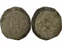 Frankreich Double sol parisis - Henri II - 1550 A Paris