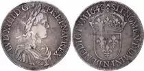 Frankreich Ecu Louis XIIII a la m�che longue - 1648 N Montpellier