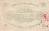 Frankreich Emergency Certificate, 10 Francs ? May 1916 ? Valenciennes ? Series 13