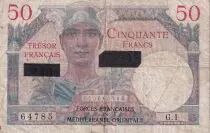 Frankreich FAKE 50 Francs Suez - 1956 - Serial G.1