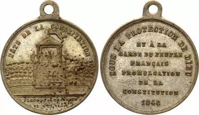 Frankreich F�te de la Constitution - 1848