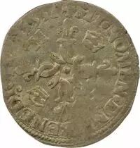 Frankreich Henry II - Douzain with Crescents - 1551 T Nantes