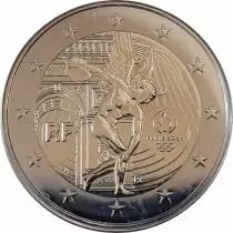 Frankreich Le G&eacute;nie - PARIS 2024 - 2 Euros Comm&eacute;mo. 2022 WITHOUT COINCARD