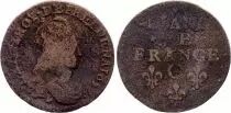 Frankreich Liard of France - lOUIS XIV with juvenile bust - 1657 C Caen