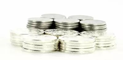 Frankreich Lot 1 KG of french silver coins - 100 Francs and 1 Franc