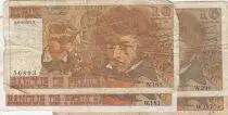 Frankreich Lot of 4 x 10 Francs Berlioz - Various Years 1975-1977 - Serial W.