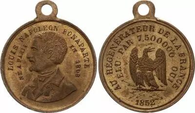Frankreich Louis Napol�on Bonaparte - Au r�g�n�rateur de la France �lu par 7500000 oui - 1852