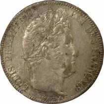 Frankreich Louis Philippe I - 5 Francs Argent, Tranche en Relief- 1834 W Lille