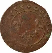 Frankreich Louis XIII - Double Tournois - 1639 H La Rochelle