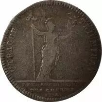 Frankreich Louis XIV - Jeton Argent, Extraordinaire des Guerres - 1714