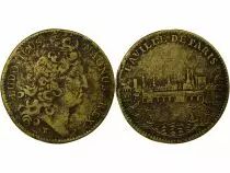 Frankreich Louis XIV - Jeton Argent, Extraordinaire des Guerres - 1714