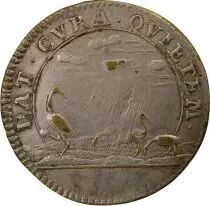 Frankreich Louis XIV - Jeton Laiton Argent&eacute;, La Vigilance
