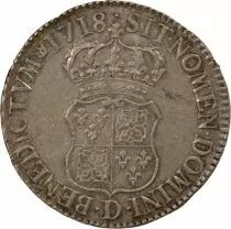 Frankreich Louis XV - Ecu Argent, de Navarre - 1718 B Rouen