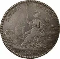 Frankreich Louis XV - Jeton Argent, Acad&eacute;mie Royale de Rouen