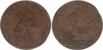 Frankreich Louis XV - Pluton sur son char - Tr�sor Royal - 1741 - Copper