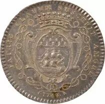 Frankreich Maire de Nantes, Ren&eacute; Darquistade - Jeton Argent - 1743