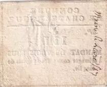 Frankreich Mandat de 3 Sous - Eure et Loir - Commune de Chateauneuf - 1792